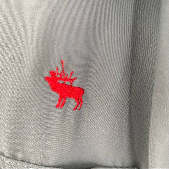 Gary Nesse Outdoor World grey quilted shooting hunting shirt men’s size XXL - Picture 13 of 13